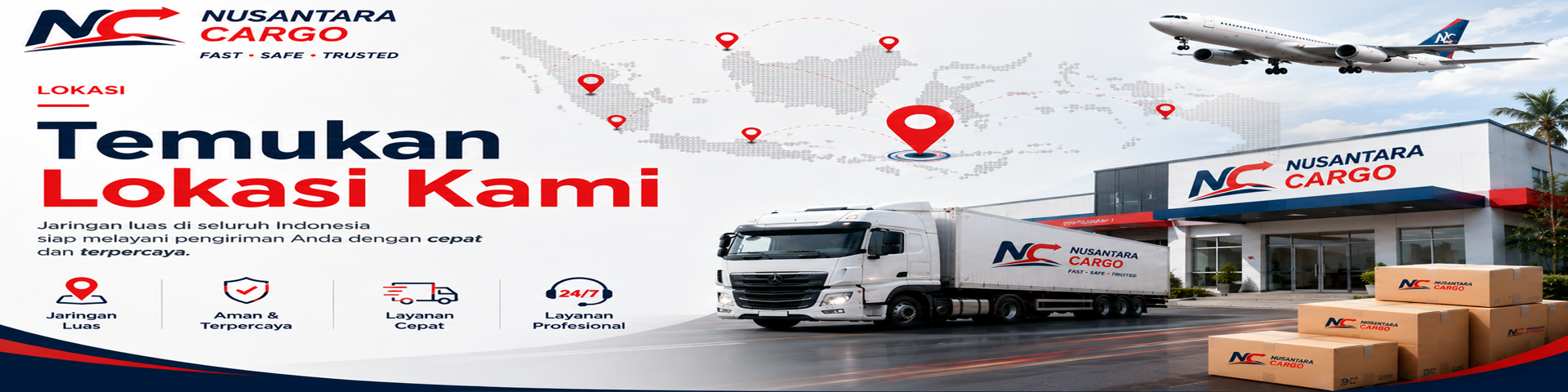 Temukan Lokasi Kami - Nusantara Cargo